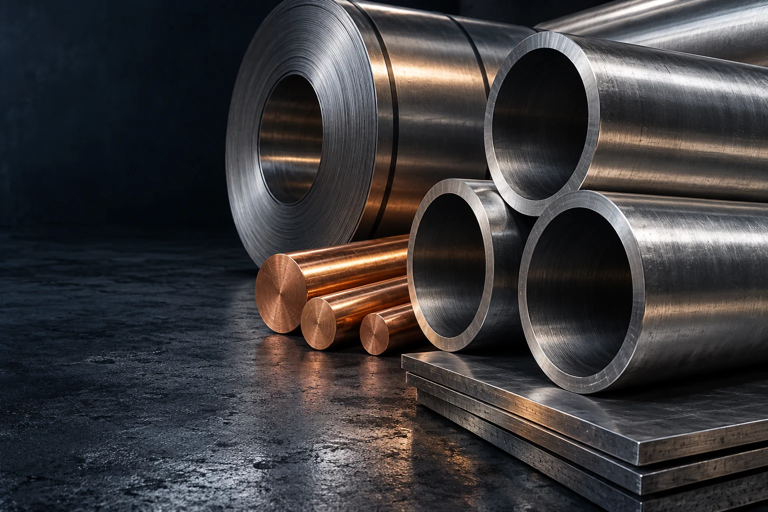 Illustrative metal products