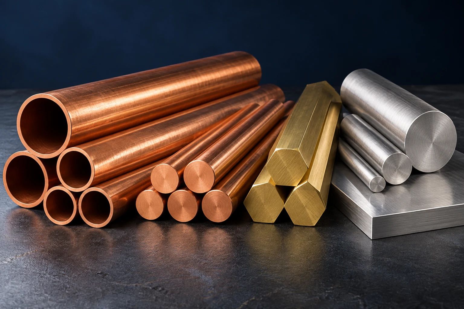 Illustrative metal products